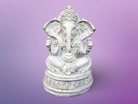 Imagen Ganesha elefante en resina cm - comprar online