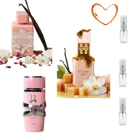 COMBO GOURMAND DOCE 2 - NOBLE BLUSH + YARA ROSA + ECLAIRE - comprar online