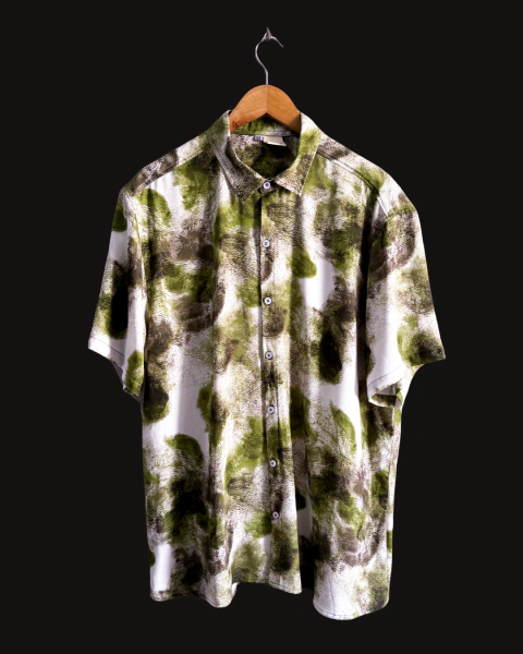 Camisa de Botão Musgo