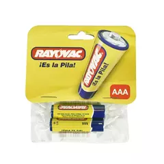 PILAS RAYOVAC AAA X2