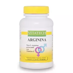 Vitatech Arginina x 30 capsulas Vigorizante Natural