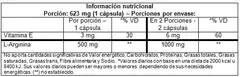Vitatech Arginina x 30 capsulas Vigorizante Natural - comprar online
