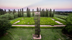 Ciudad con Laberinto de Borges