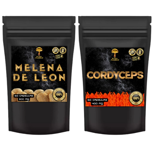 Melena de Leon | Cordyceps | 120 capsulas | Premium | Combo Potencia