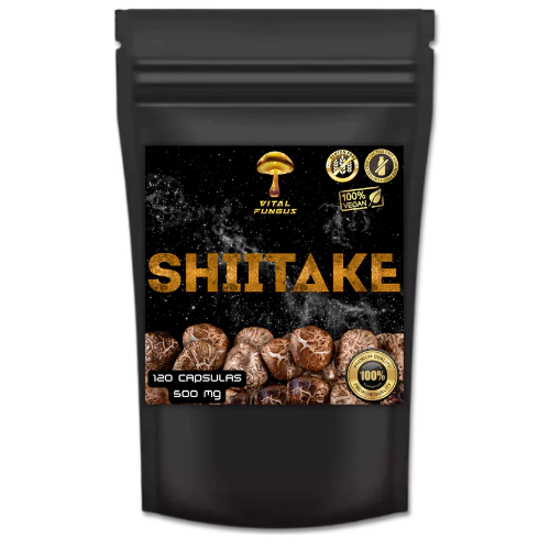 Shiitake | 120 capsulas | 500 mg | Premium