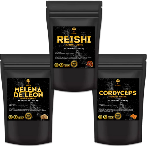Melena de Leon | Cordyceps | Reishi | Capsulas | Premium