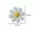 APLIQUE EMBORRACHADO FLOR MARGARIDA BRANCA - (Unid ou kit promocional) - comprar online