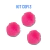 Pompom Pelúcia – Rosa Chiclete 50mm - comprar online