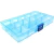 Caixa Organizadora Retangular 15 Divisórias Azul - 17cm x 10cm x 2,2cm