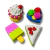 Kit Mini Doces com 4 Borrachas