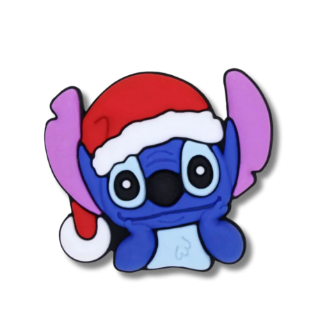 APLIQUE EMBORRACHADO STITCH NATAL - (Unid ou kit promocional)