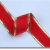 Fita Decorativa Natal Vermelho Com Ouro 36mm/10mt - comprar online