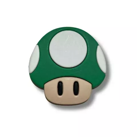 APLIQUE EMBORRACHADO COGUMELO VERDE - (Unid ou kit promocional)