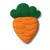 APLIQUE EMBORRACHADO DE PÁSCOA CENOURA - (Unid ou kit promocional)