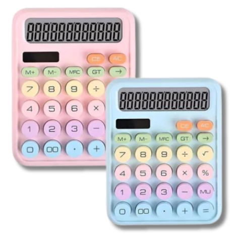 Calculadora Fofa Estilo Vintage 12 Dígitos