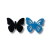 Recorte em Feltro Borboleta 8x7cm - comprar online