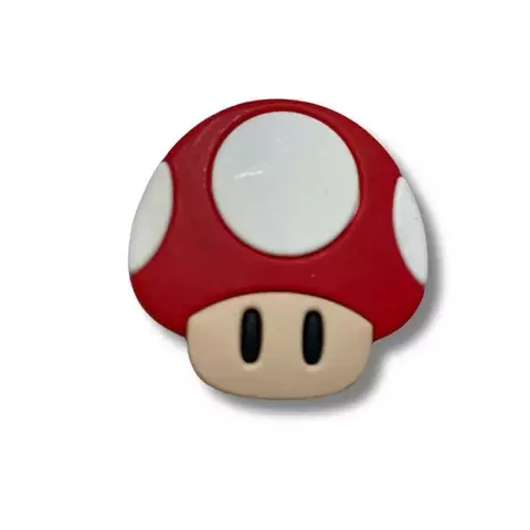 APLIQUE EMBORRACHADO COGUMELO VERMELHO - (Unid ou kit promocional)