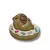 APLIQUE EMBORRACHADO CAPIVARA DONUTS CREME
