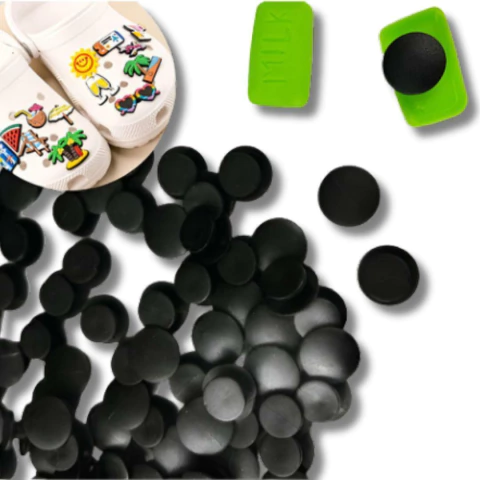 ADAPTADOR PLUG DE CROCS PRETO C/5UN