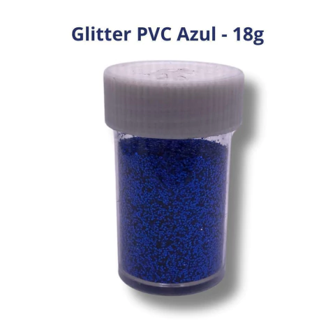 Glitter Pvc Azul Royal 18g