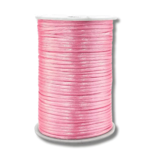 Fio de Seda Rabo de Rato 1mm - Rosa BB