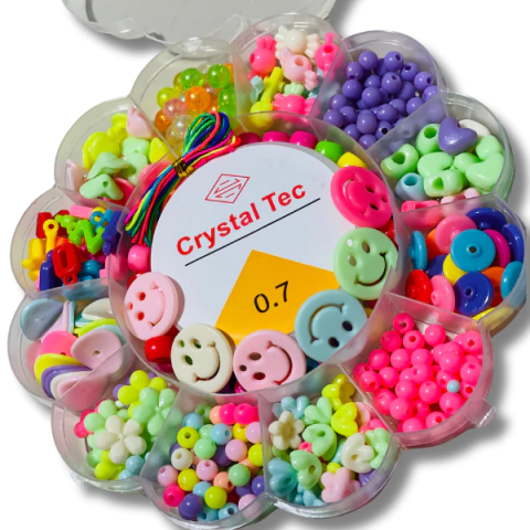 Kit Miçanga Florzinha com Fio de Silicone