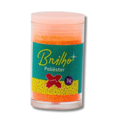 Glitter Pvc Laranja 3g