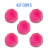 Pompom Pelúcia – Rosa Chiclete 50mm na internet