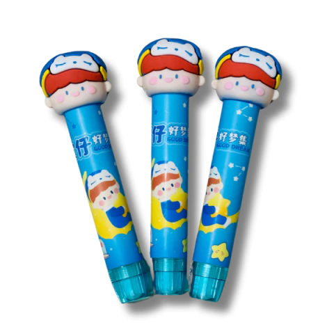 Borracha Retrátil Garoto com Touca de Gato