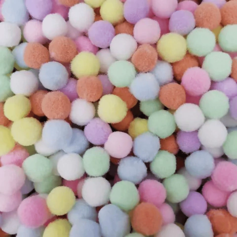 Pompom 15mm - Várias cores - 20und