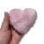 Pompom Pelúcia Coração Outubro Rosa BB 70mm - comprar online