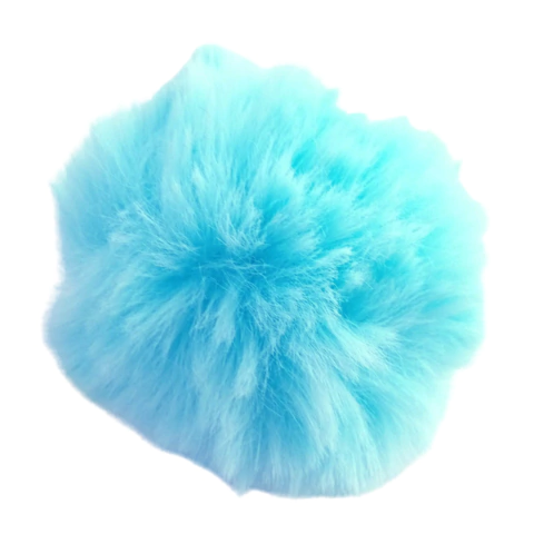 Pompom Pelúcia – Turquesa 50mm