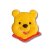 APLIQUE EMBORRACHADO ROSTO URSO POOH - (Unid ou kit promocional)