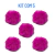 Pompom Pelúcia – Fúchsia 50mm na internet