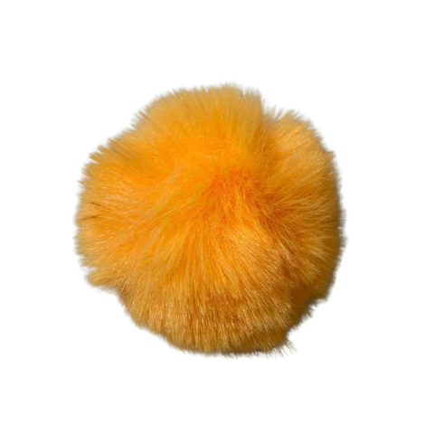 Pompom Pelúcia – Laranja Claro 50mm