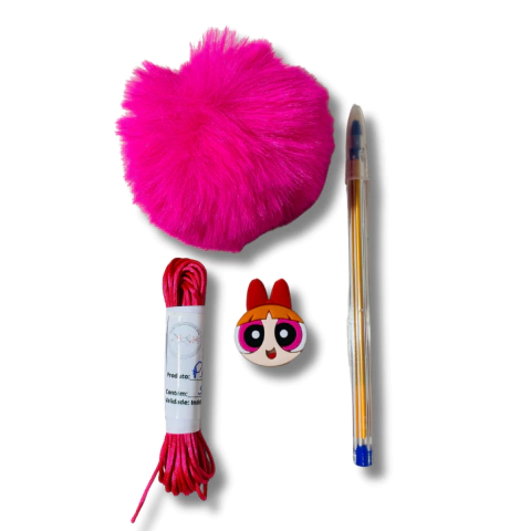 KIT PEGUE E MONTE – MENINA SUPER PODEROSA FLORZINHA