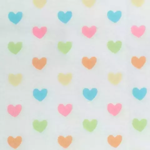 Feltro Estampado Circo Coração Candy - cód. D14148