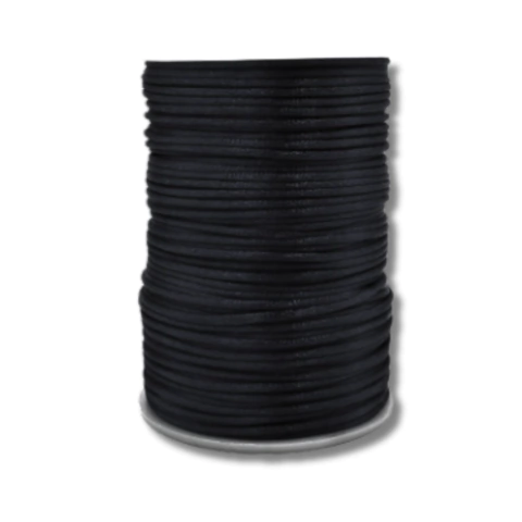 Fio de Seda Rabo de Rato 1mm - Preto