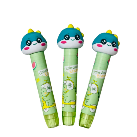 Borracha Retrátil Dinossauro Fofo