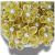 Flor Ouro c/ Pérolas 3cm- pct c/10