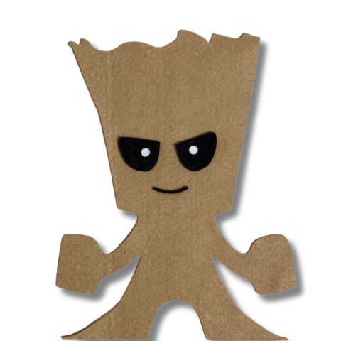 Recortes Emblemas Heróis Unidade - Groot