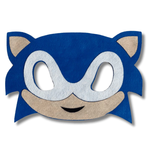 Recortes Máscaras Heróis Unidade - Sonic