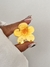 ACC-3091/ BROCHE FLOR 4CM AMARILLO
