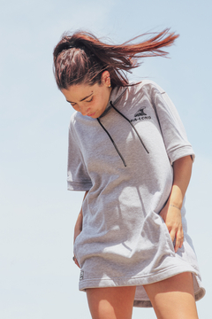 Buzo Manga Corta Gris - comprar online