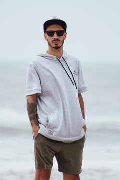 Buzo Manga Corta Gris