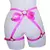 Harness com Algemas Submission - Slim - Pvc Cristal Rosa neon - GS Acessórios - comprar online