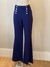 Calça Flare Azul Botões Bob na internet