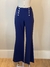 Calça Flare Azul Botões Bob - BAZAR SAFE