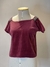 Camiseta Vinho La Plush