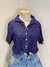 Camisa Croped Rendada